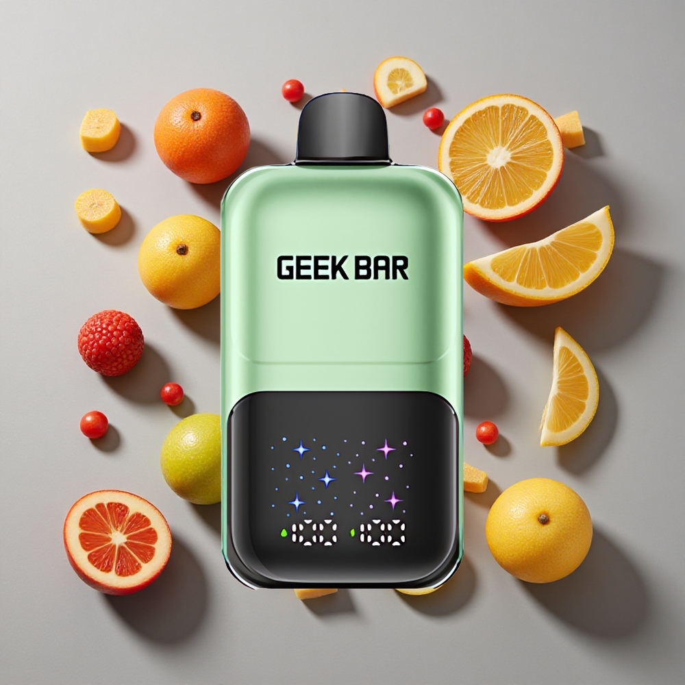Caramelos Ácidos y Frutas Ácidas GEEK BAR 2GO Two Series 50000 Caladas Pantalla Grande Interactiva