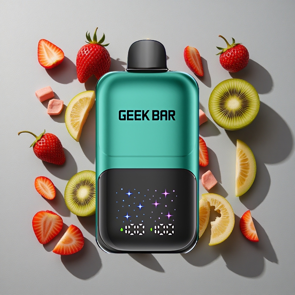 Fresa & Kiwi GEEK BAR 2GO Two Series 50000 Caladas Pantalla Interactiva y Batería Recargable