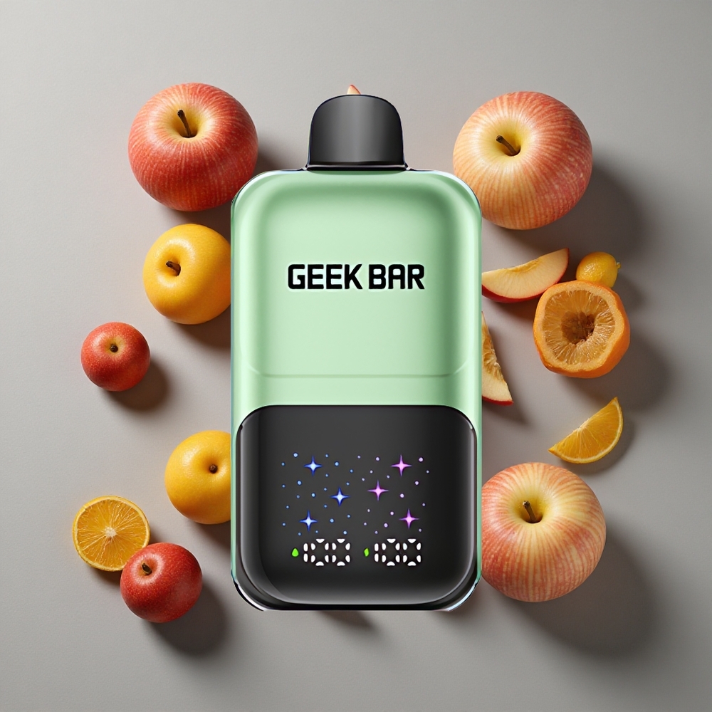 Manzana Doble A&B GEEK BAR 2GO Two Series Hasta 50000 Caladas Pantalla Interactiva Grande