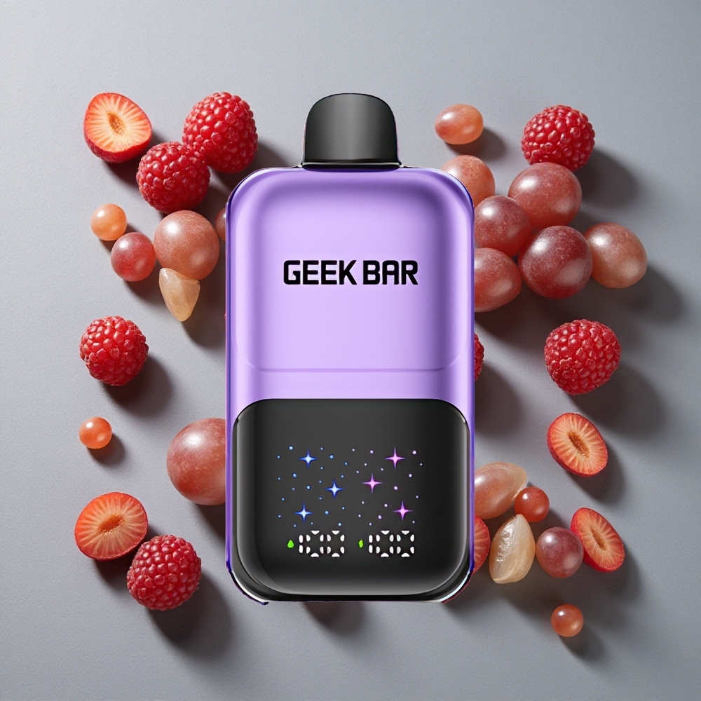 Uva & Frambuesa GEEK BAR 2GO Two Series 50000 Caladas Pantalla Grande Interactiva