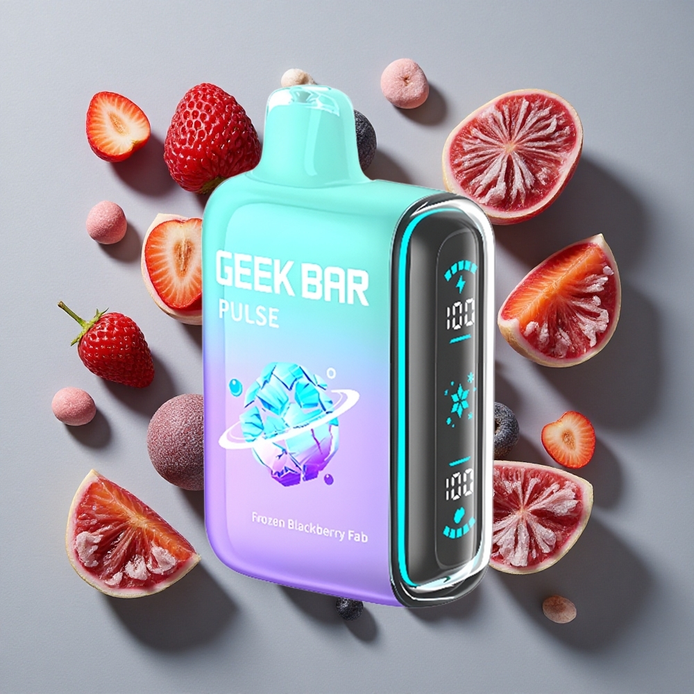 Combinación Congelada GEEK BAR Pulse 15000 Puffs Vape Desechable 16ML Capacidad de E-líquido 5% Nicotina