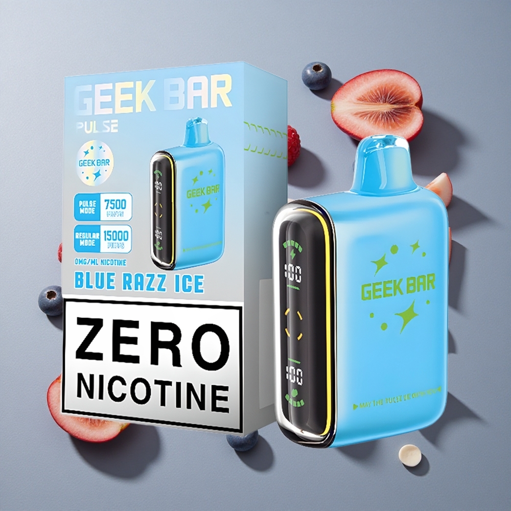 Combinación de Sabores GEEK BAR Pulse 15000 Caladas Capacidad de Líquido: 16ML Puerto de Carga: USB Tipo-C