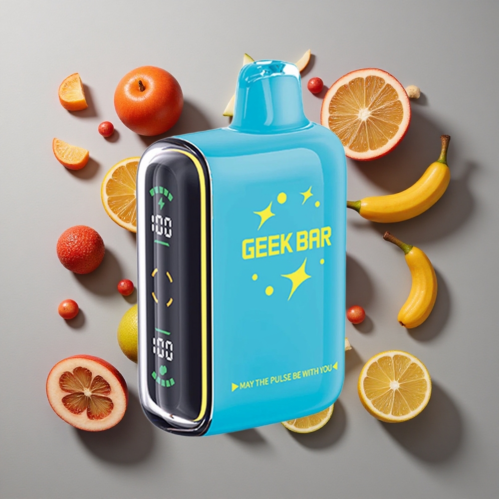 Combinación de Sabores GEEK BAR Pulse 15000 Caladas Capacidad de Líquido: 16ML Puerto de Carga: USB Tipo-C