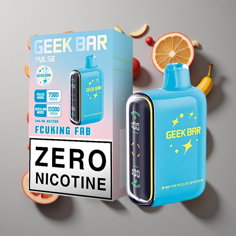 Combinación de Sabores GEEK BAR Pulse 15000 Caladas Capacidad de Líquido: 16ML Puerto de Carga: USB Tipo-C