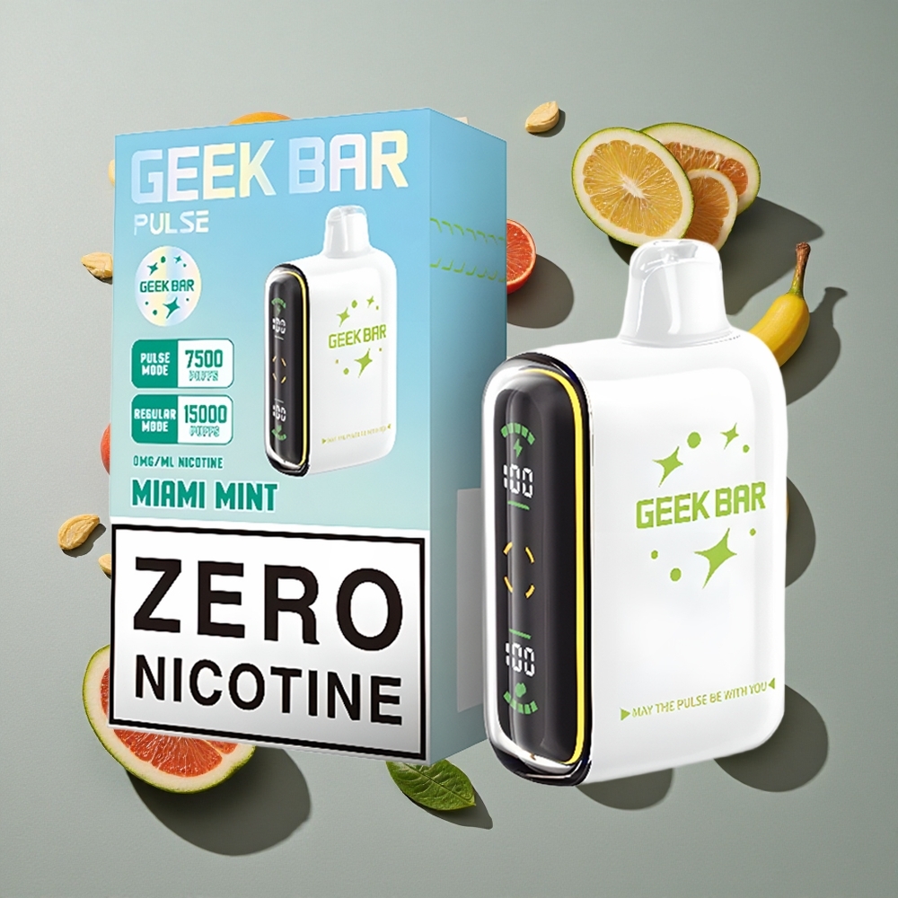 Combinación de Sabores GEEK BAR Pulse 15000 Caladas Capacidad de Líquido: 16ML Puerto de Carga: USB Tipo-C