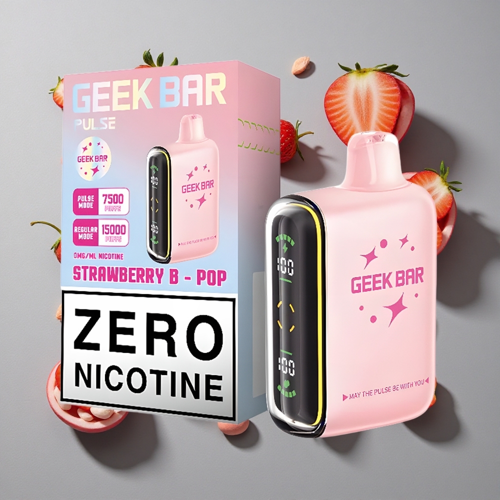 Combinación de Sabores GEEK BAR Pulse 15000 Caladas Capacidad de Líquido: 16ML Puerto de Carga: USB Tipo-C