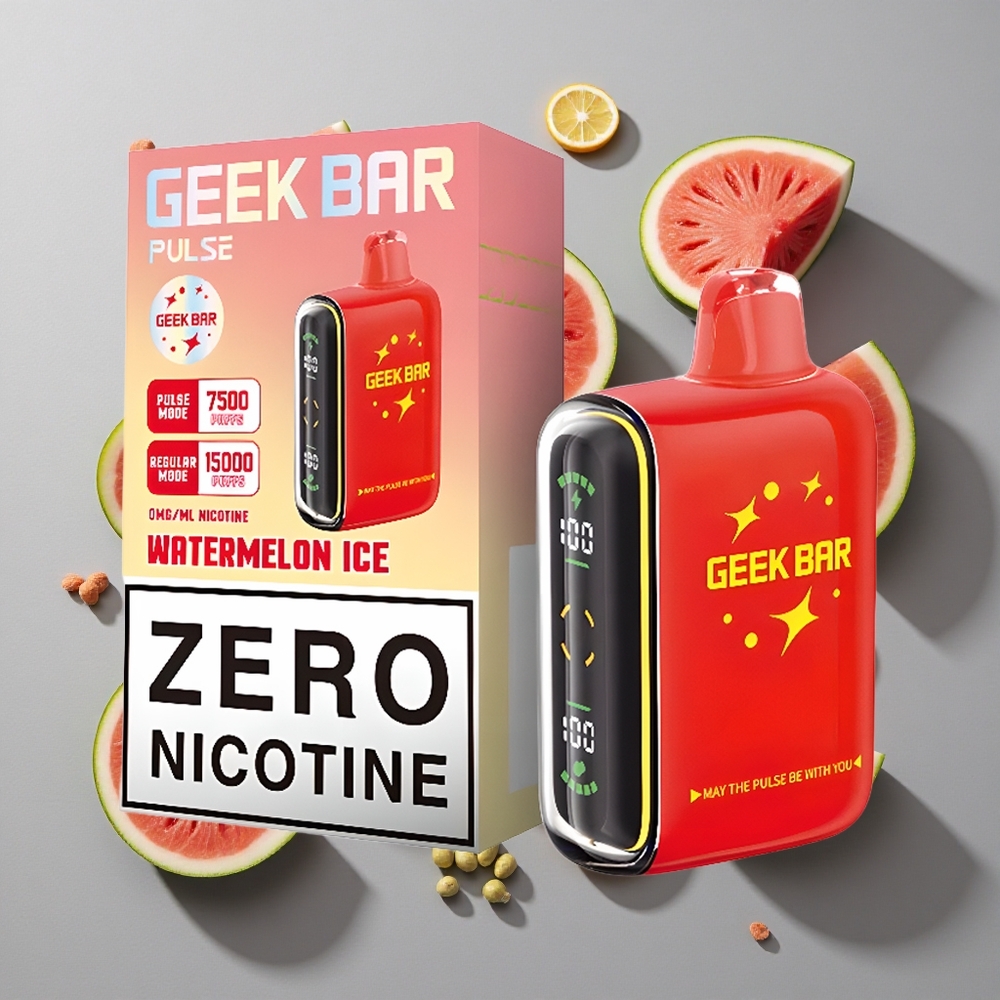 Combinación de Sabores GEEK BAR Pulse 15000 Caladas Capacidad de Líquido: 16ML Puerto de Carga: USB Tipo-C