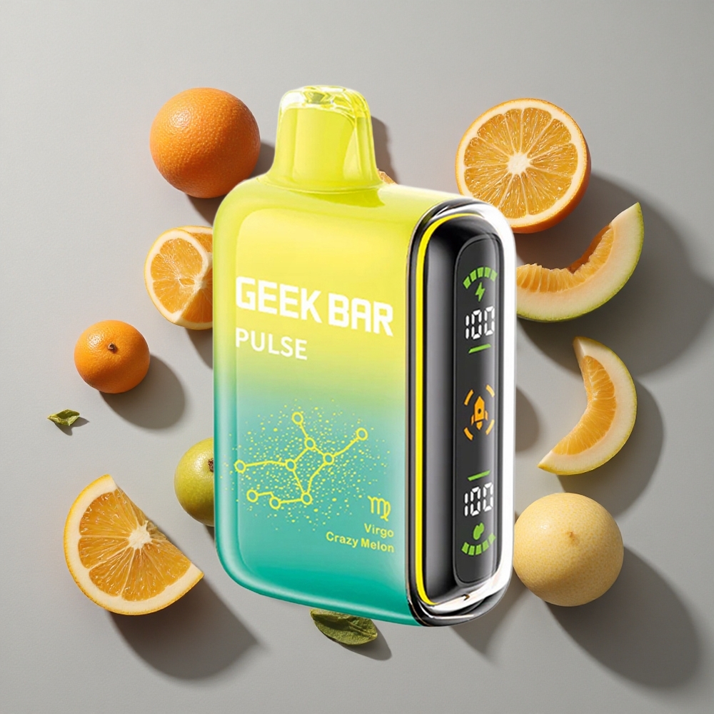 Combinación de Sabores Zodiac GEEK BAR Pulse 15000 Puffs con Capacidad de 16ML y Puerto de Carga USB Tipo-C