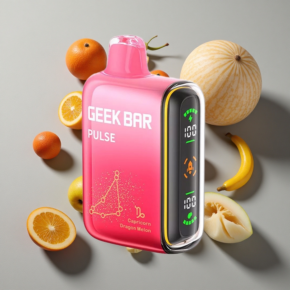 Combinación de Sabores Zodiac GEEK BAR Pulse 15000 Puffs con Capacidad de 16ML y Puerto de Carga USB Tipo-C