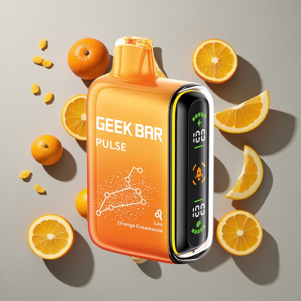Combinación de Sabores Zodiac GEEK BAR Pulse 15000 Puffs con Capacidad de 16ML y Puerto de Carga USB Tipo-C