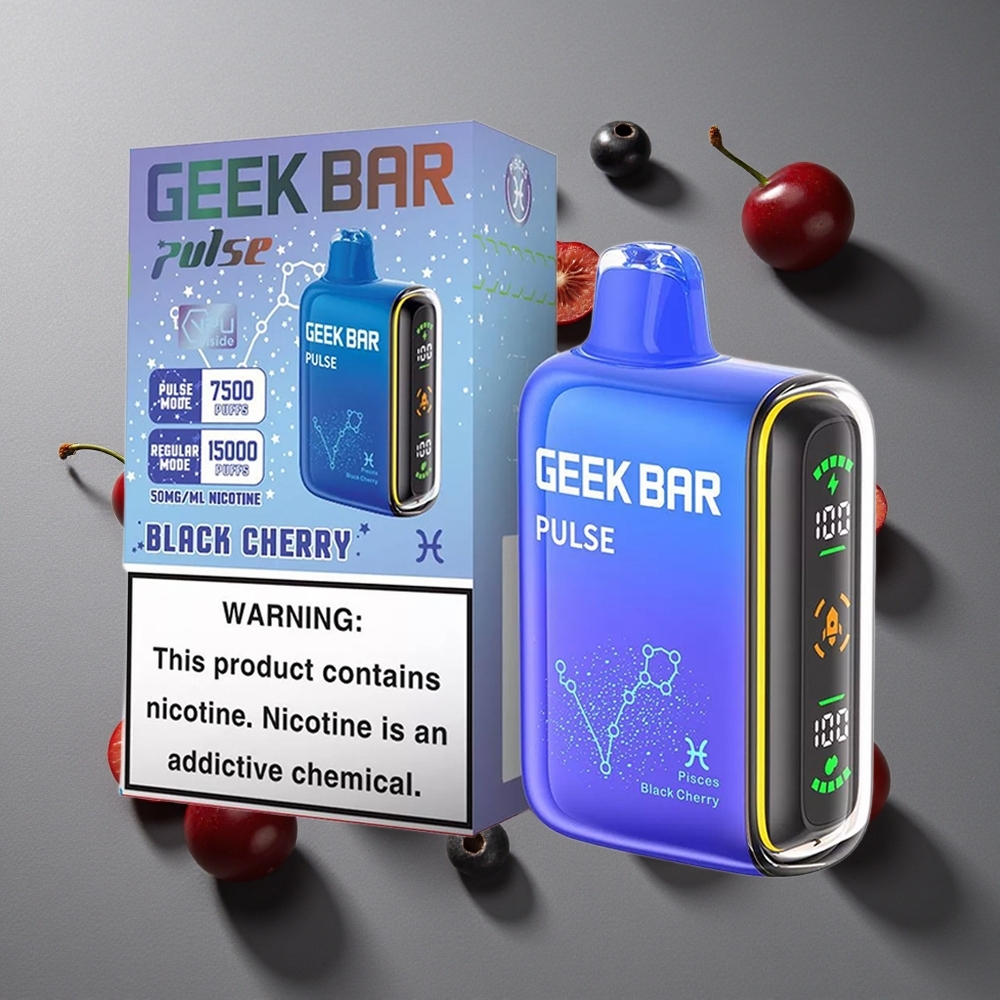 Combinación de Sabores Zodiac GEEK BAR Pulse 15000 Puffs con Capacidad de 16ML y Puerto de Carga USB Tipo-C