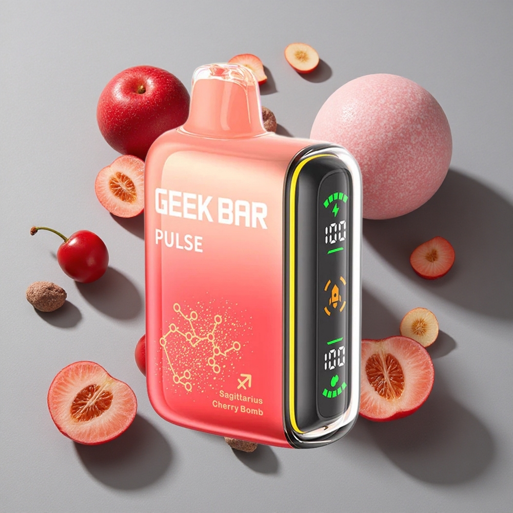 Combinación de Sabores Zodiac GEEK BAR Pulse 15000 Puffs con Capacidad de 16ML y Puerto de Carga USB Tipo-C
