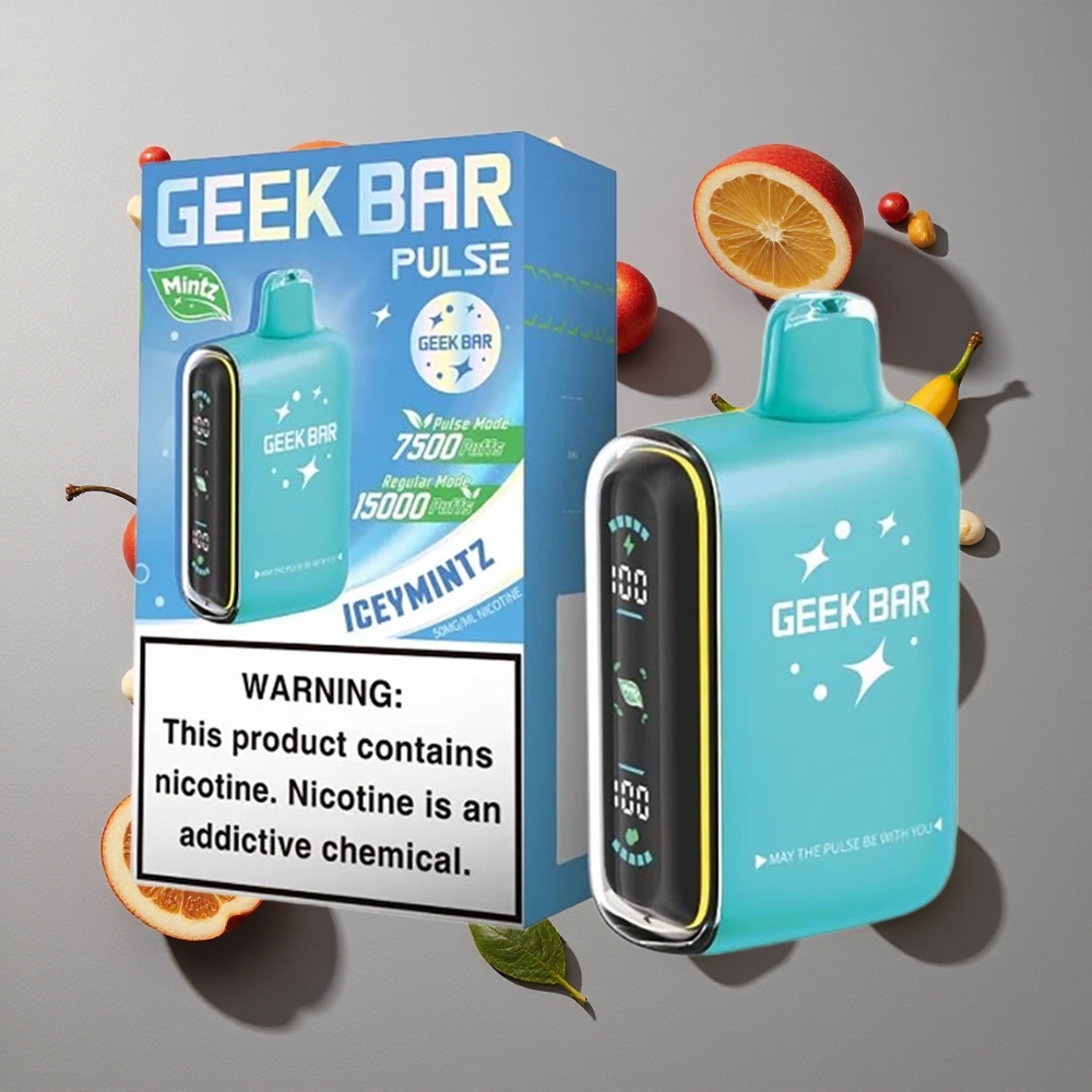 Menta GEEK BAR Pulse 15.000 Caladas con 16ML de Capacidad y 5% de Nicotina