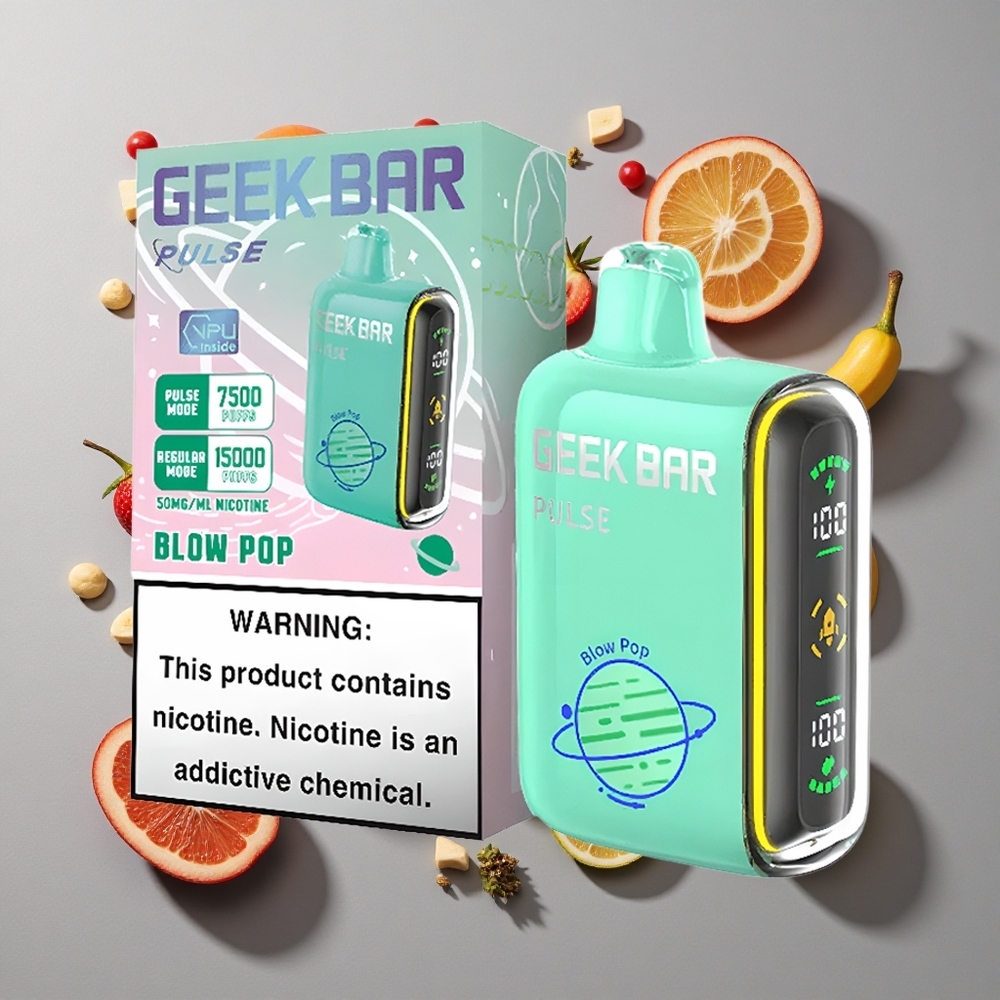 Planeta GEEK BAR Pulse 15000 Caladas con Capacidad de Líquido de 16ML y Puerto de Carga USB Tipo-C