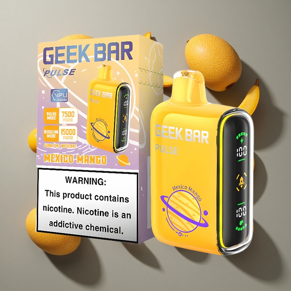 Planeta GEEK BAR Pulse 15000 Caladas con Capacidad de Líquido de 16ML y Puerto de Carga USB Tipo-C