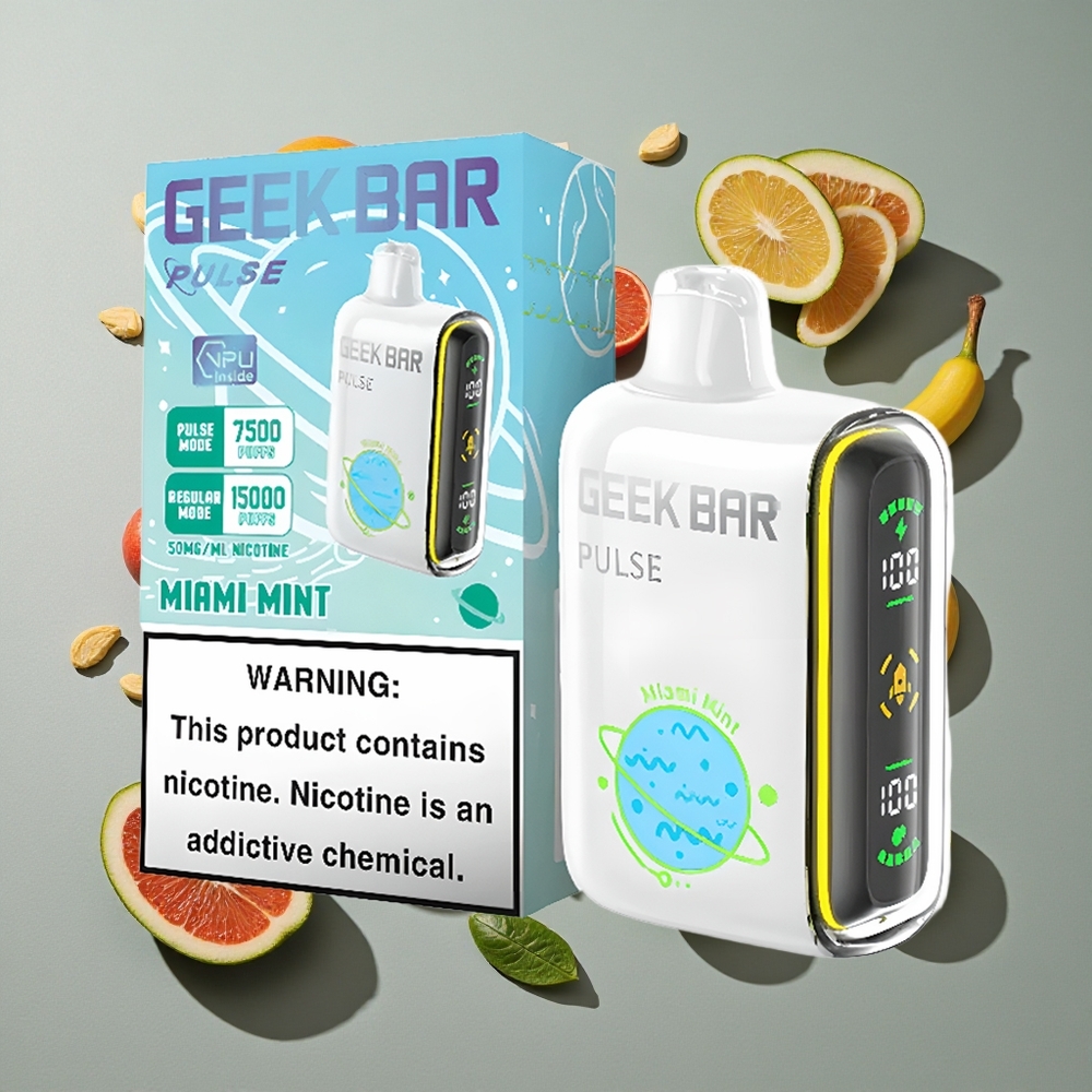 Planeta GEEK BAR Pulse 15000 Caladas con Capacidad de Líquido de 16ML y Puerto de Carga USB Tipo-C