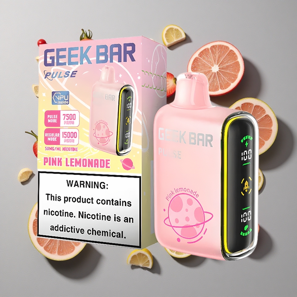 Planeta GEEK BAR Pulse 15000 Caladas con Capacidad de Líquido de 16ML y Puerto de Carga USB Tipo-C