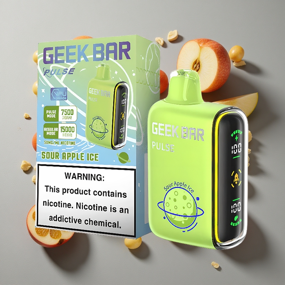Planeta GEEK BAR Pulse 15000 Caladas con Capacidad de Líquido de 16ML y Puerto de Carga USB Tipo-C