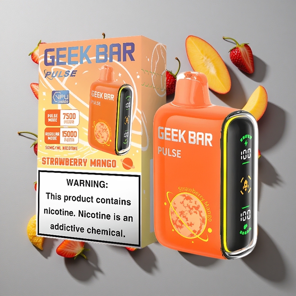 Planeta GEEK BAR Pulse 15000 Caladas con Capacidad de Líquido de 16ML y Puerto de Carga USB Tipo-C