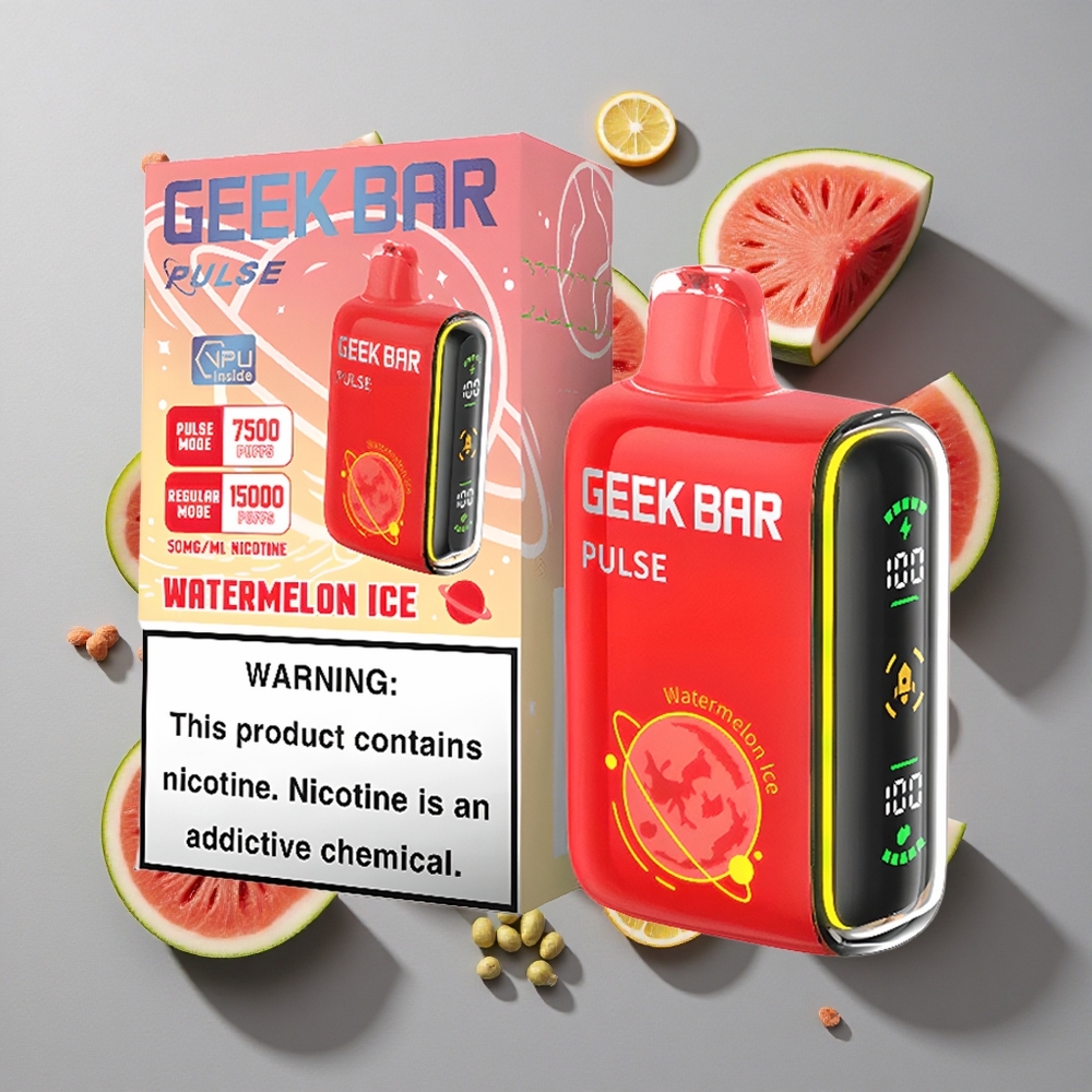Planeta GEEK BAR Pulse 15000 Caladas con Capacidad de Líquido de 16ML y Puerto de Carga USB Tipo-C