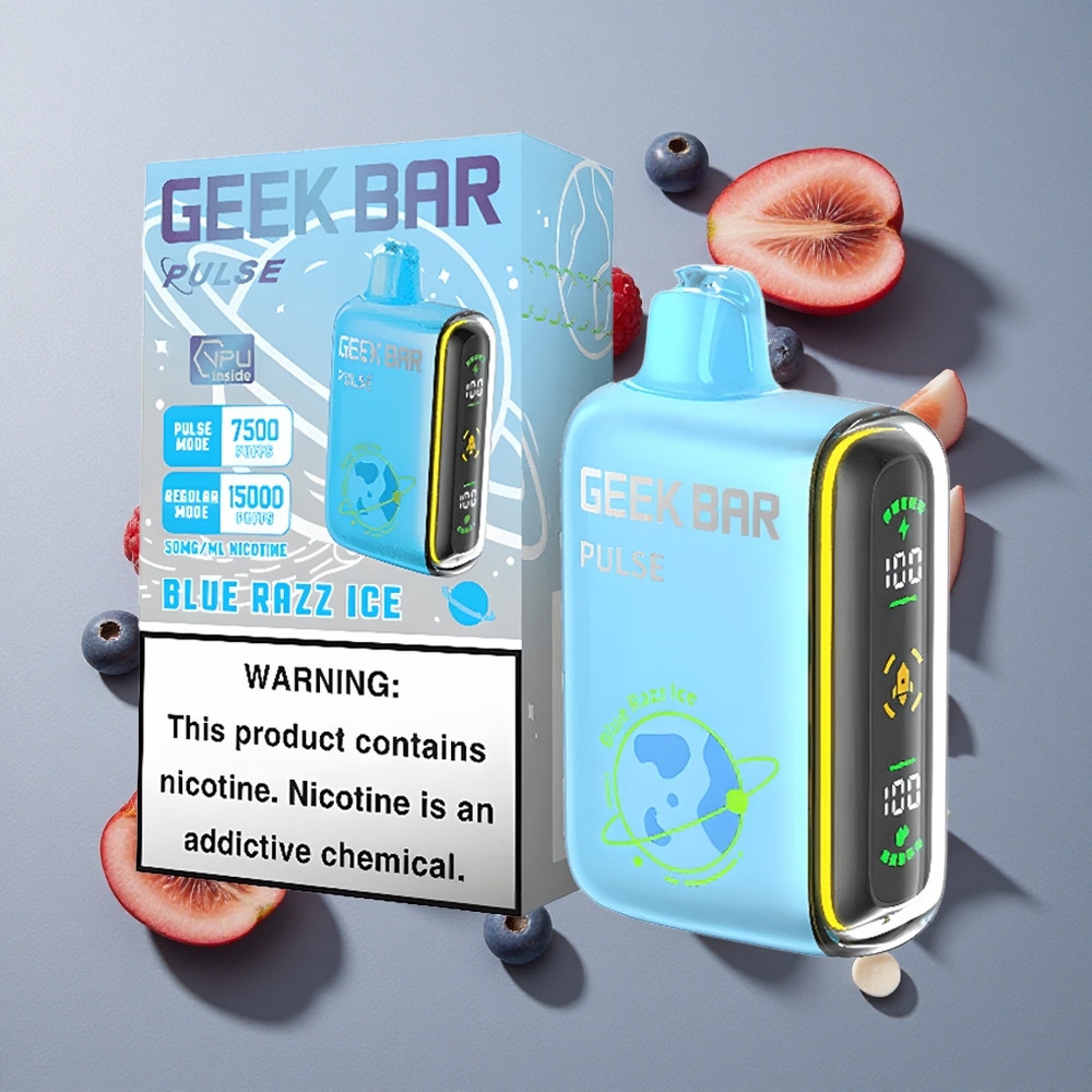 Planeta GEEK BAR Pulse 15000 Caladas con Capacidad de Líquido de 16ML y Puerto de Carga USB Tipo-C