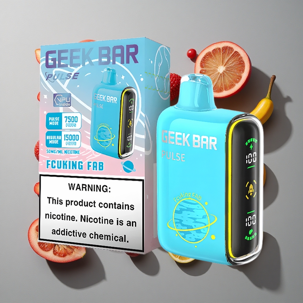 Planeta GEEK BAR Pulse 15000 Caladas con Capacidad de Líquido de 16ML y Puerto de Carga USB Tipo-C