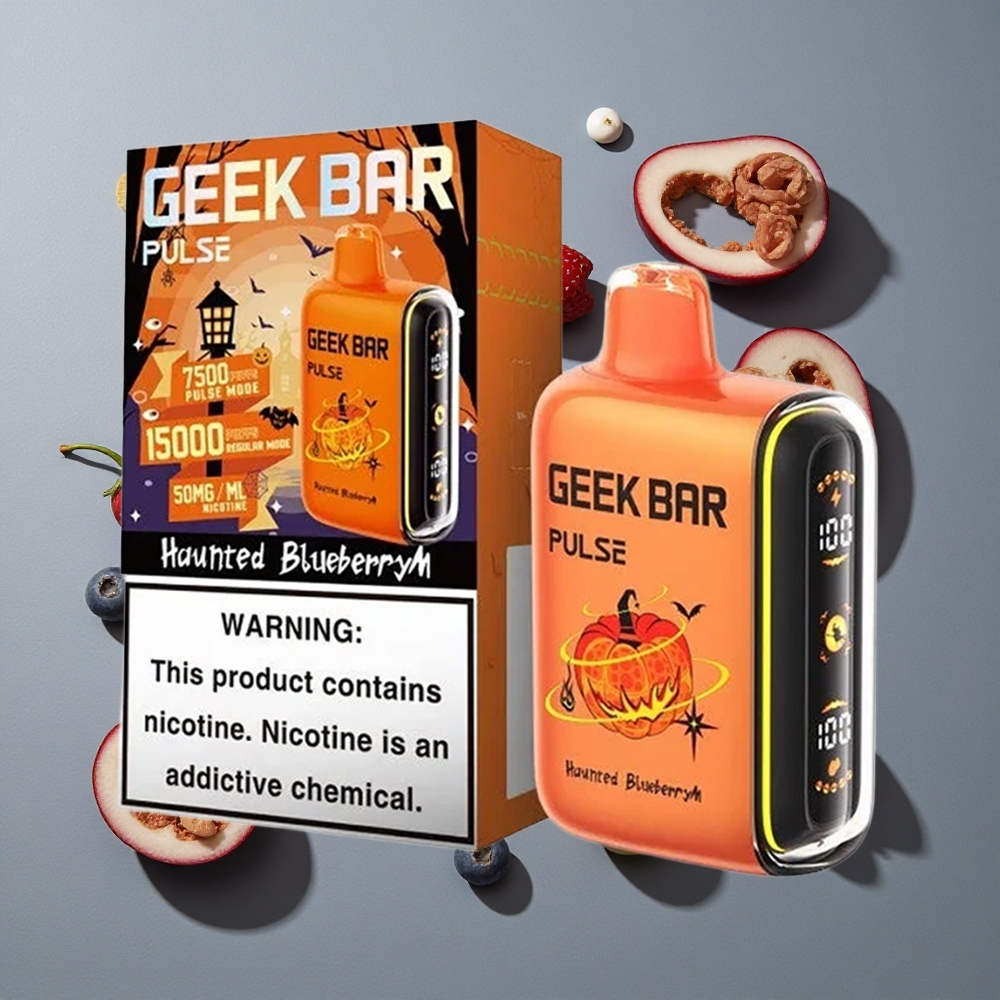 Sabor Halloween GEEK BAR Pulse 15.000 Caladas 16ML de Líquido y Flujo de Aire Ajustable