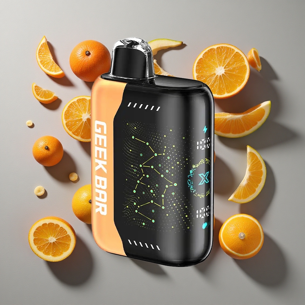Combinación de Sabores GEEK BAR Pulse X con Pantalla Indicadora Curva en 3D y Carga USB Tipo-C Versión Estándar