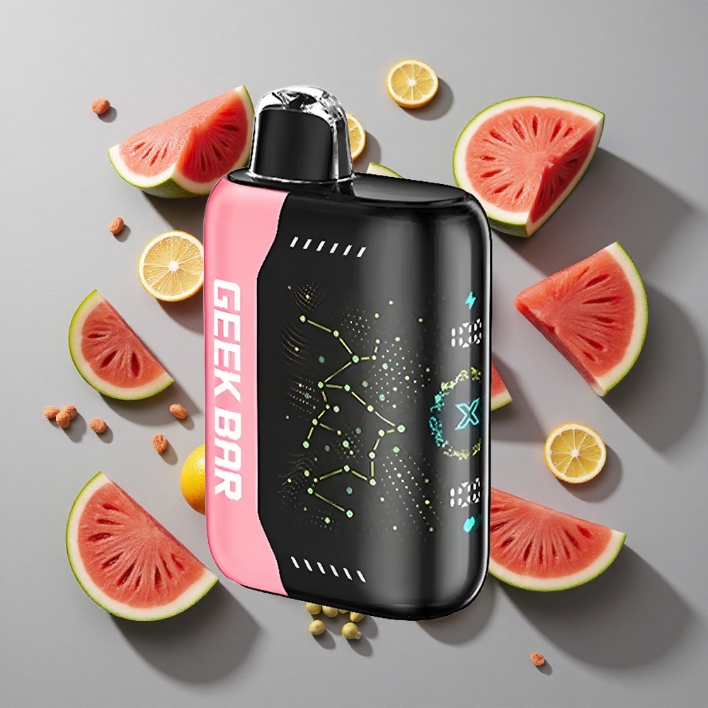 Combinación de Sabores GEEK BAR Pulse X con Pantalla Indicadora Curva en 3D y Carga USB Tipo-C Versión Estándar