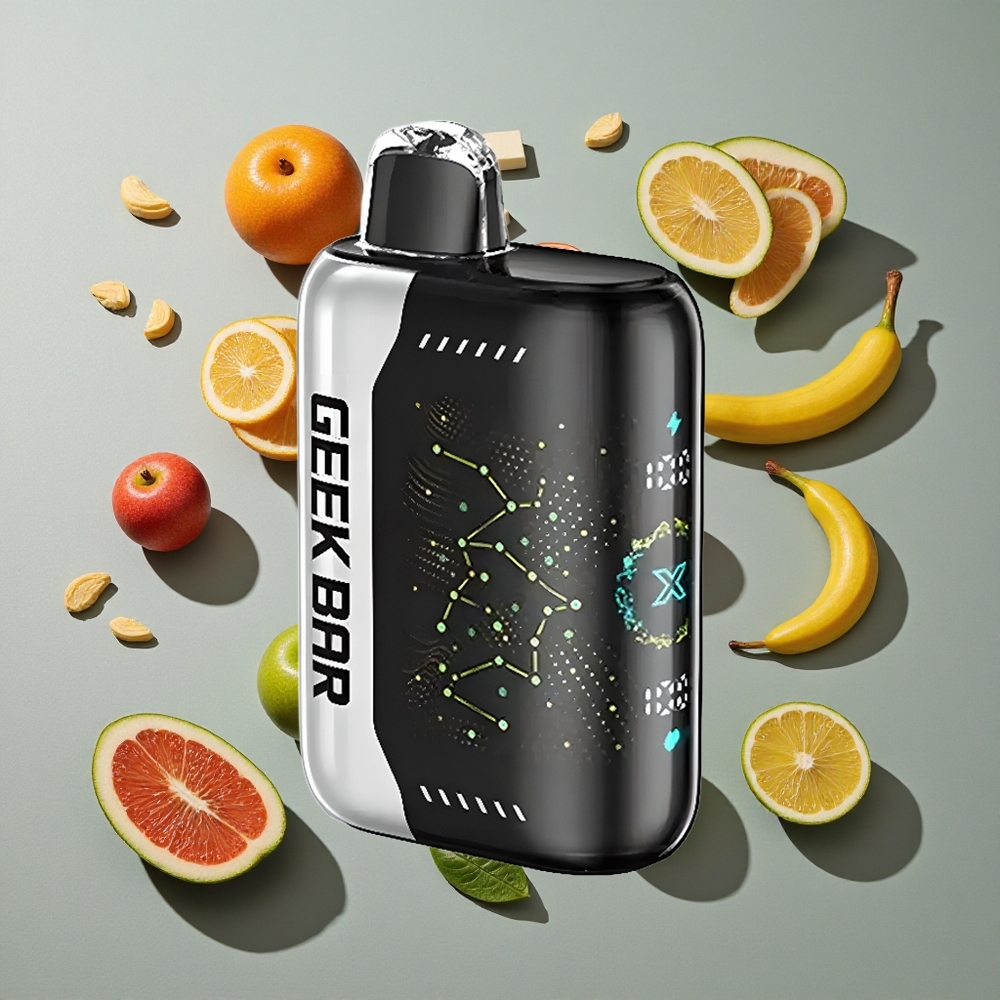 Combinación de Sabores GEEK BAR Pulse X con Pantalla Indicadora Curva en 3D y Carga USB Tipo-C Versión Estándar