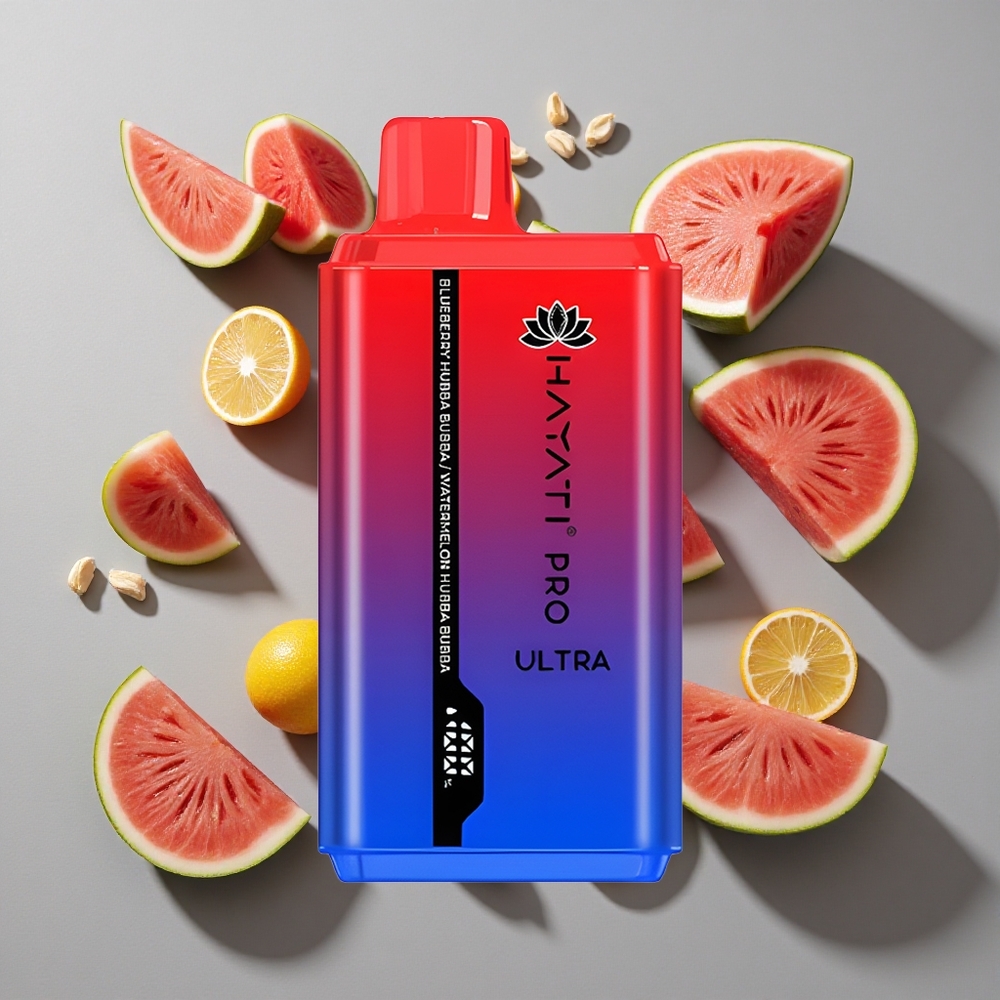 Arándano Azul Hubba Bubba Hayati Pro Ultra 15000 Caladas Capacidad de E-Líquido: 2 12ml Fuerza de Nicotina: 2%