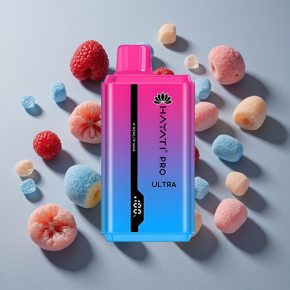 Azul Osito de Goma Hayati Pro Ultra 15000 Caladas Capacidad de E-Líquido: 2 12ml Fuerza de Nicotina: 2%