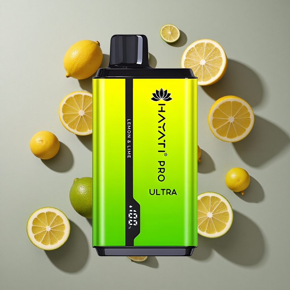 Limón & Lima Hayati Pro Ultra 15000 Caladas E-Líquido 2 12ml Nicotina 2%