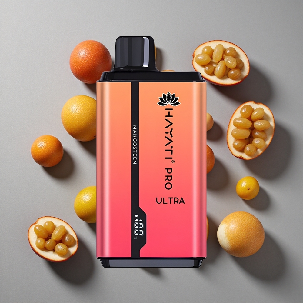Mangostán Hayati Pro Ultra 15000 Caladas Capacidad de E-Líquido: 2 12ml Resistencia de Nicotina: 2%