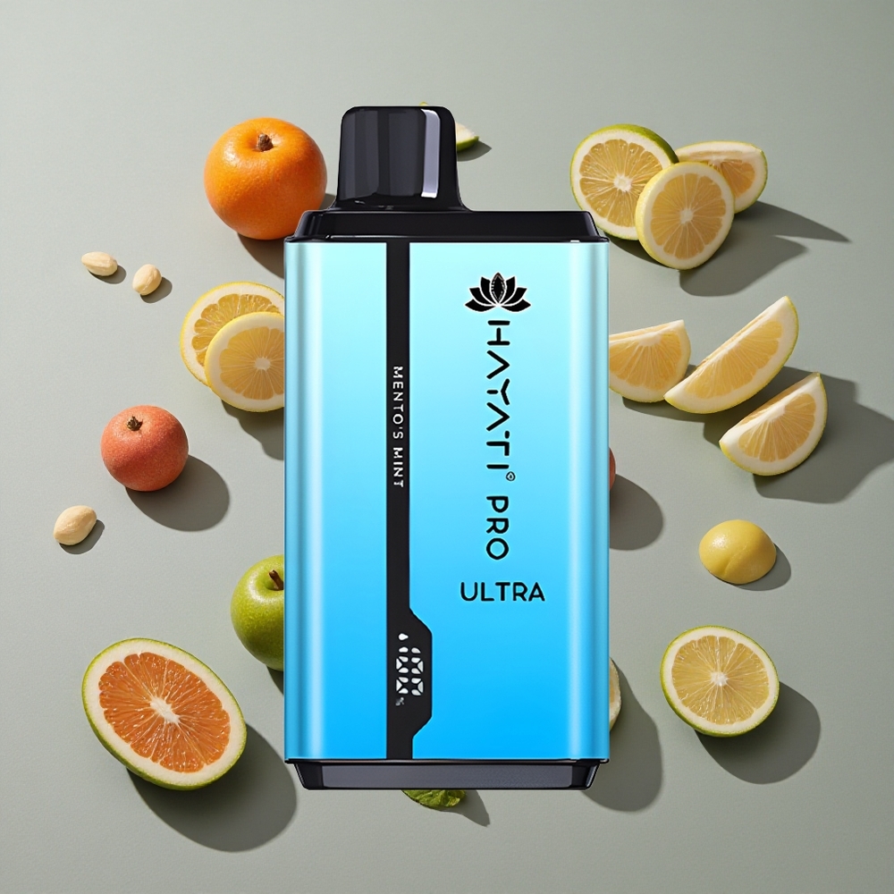 Menta Mento'S Hayati Pro Ultra 15000 Caladas Capacidad de E-Líquido: 2 12ml Nicotina: 2%