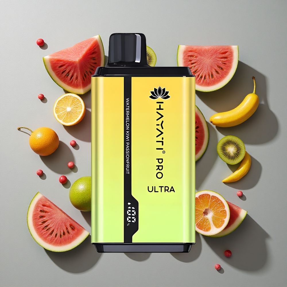 Sandía Kiwi Maracuyá Hayati Pro Ultra 15000 Caladas Batería 850mAh 2 12ml