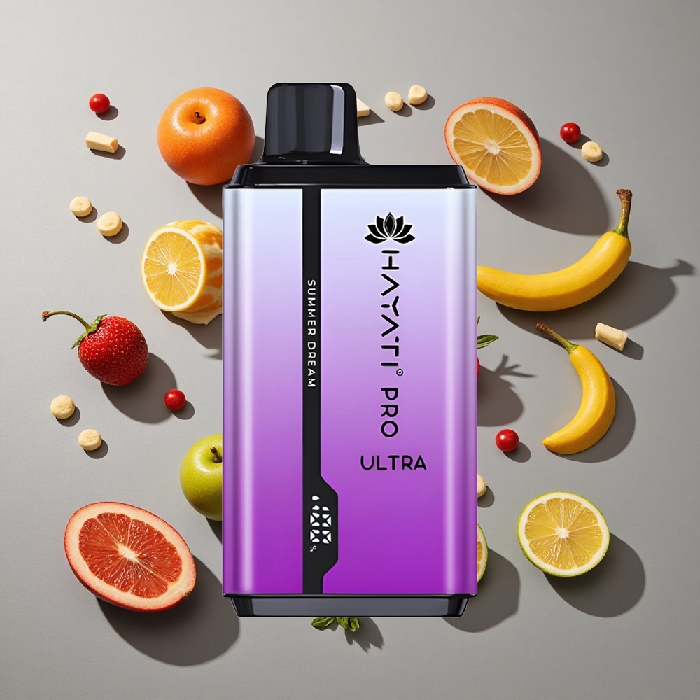 Sueño de Verano Hayati Pro Ultra 15000 Caladas Capacidad de E-Líquido: 2 12ml Fuerza de Nicotina: 2%