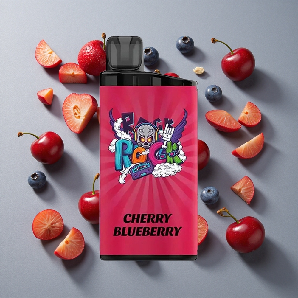 Cereza Arándano IGET Bar 3500 Puffs con hasta 3500 Puffs y Batería de 1400 mAh