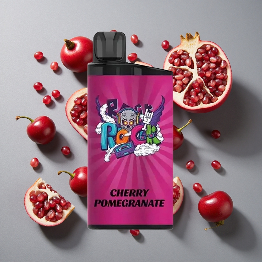 Cereza Granada IGET Bar 3500 Puffs con hasta 3500 caladas y batería de 1400 mAh