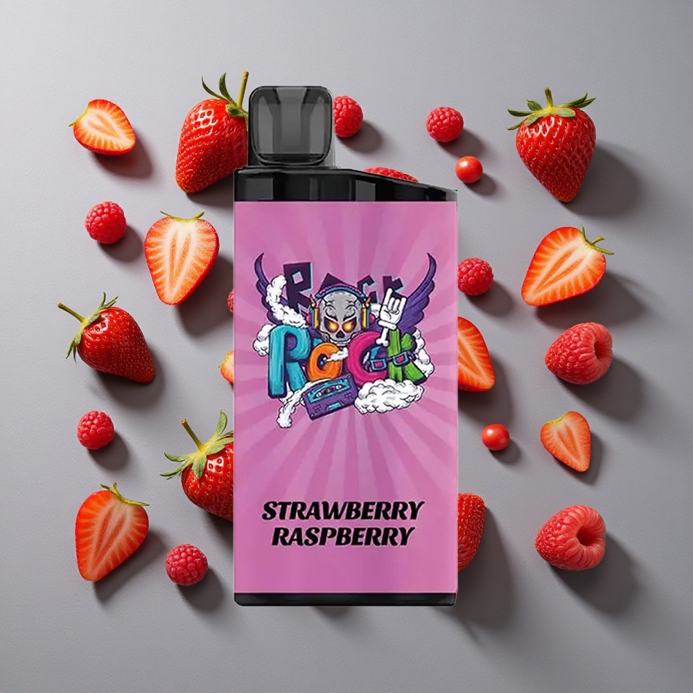 Fresa Frambuesa IGET Bar 3500 Puffs con Batería de 1400 mAh y Peso Neto de 78g