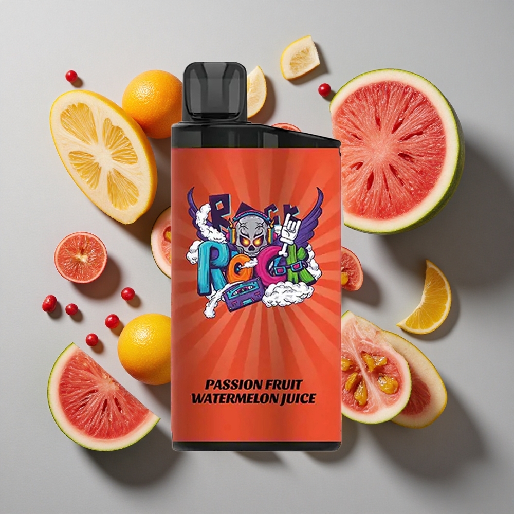 Jugo de Fruta de la Pasión y Sandía IGET Bar hasta 3500 Caladas Batería de 1400 mAh Tamaño de 41.3x21.3x94.5mm