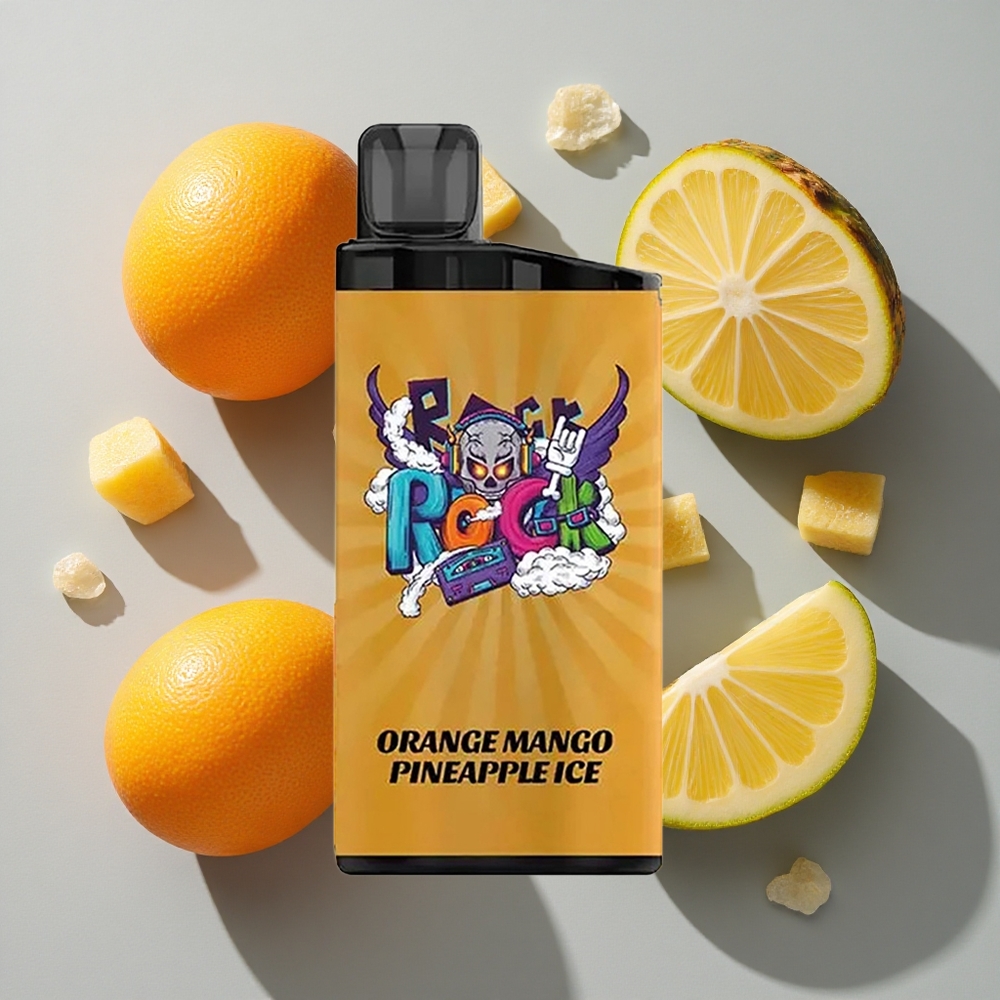 Naranja Mango Piña Hielo IGET Bar Hasta 3500 Caladas, 1400 mAh, 41.3x21.3x94.5mm