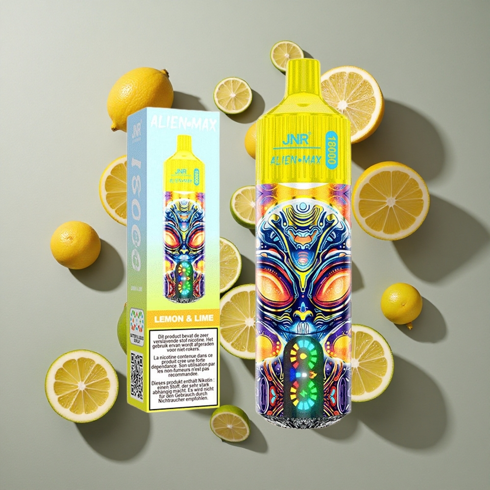 Limon & Lima JNR Alien Max 18000 Puffs con Dual Mesh Coil & Dual Core y 28ml de E-líquido
