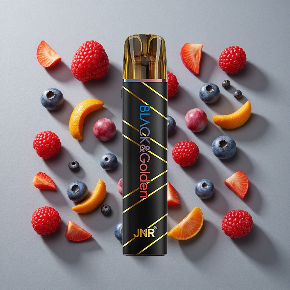Arándano Azul Frambuesa Agria JNR Black&Golden 800 Puffs Sin Carga Capacidad de Batería 550mAh
