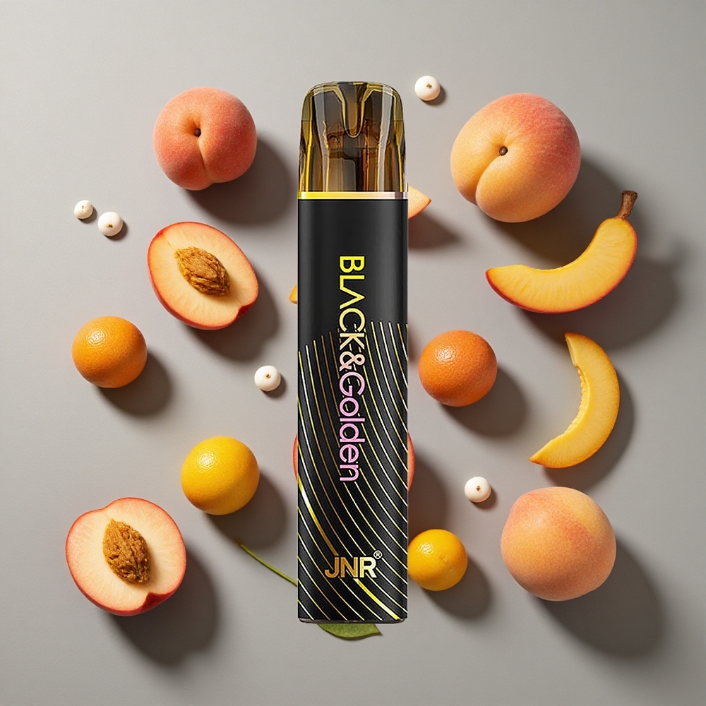 Durazno Mango JNR Black&Golden 800 Puffs Sin Carga 2% Nicotina