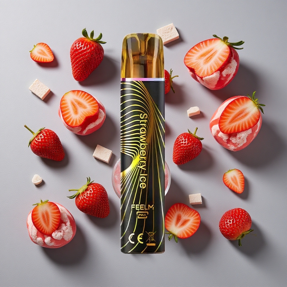 Fresa Helado JNR Black&Golden 800 Puffs Sin Carga Capacidad de Batería 550mAh