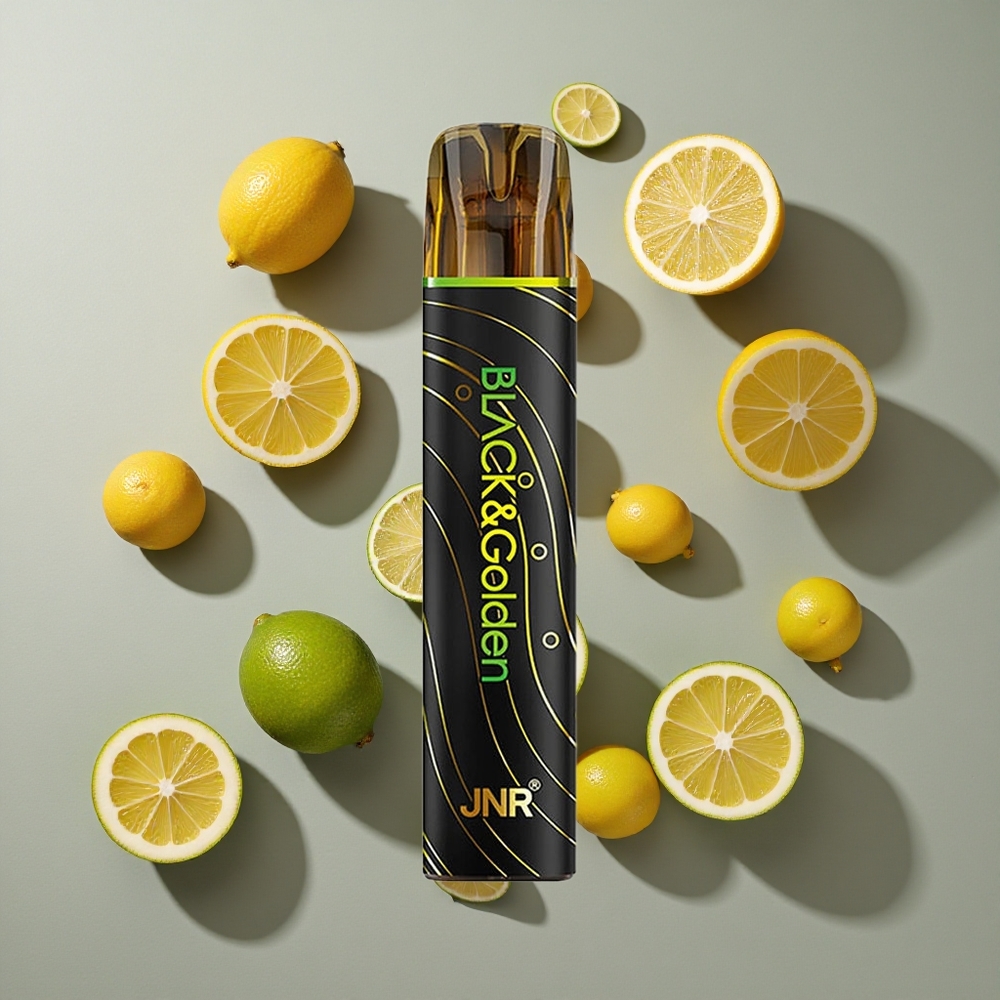 Limon & Lima JNR Black&Golden 800 Caladas 550mAh Capacidad de Batería 2ml Capacidad de E-Líquido