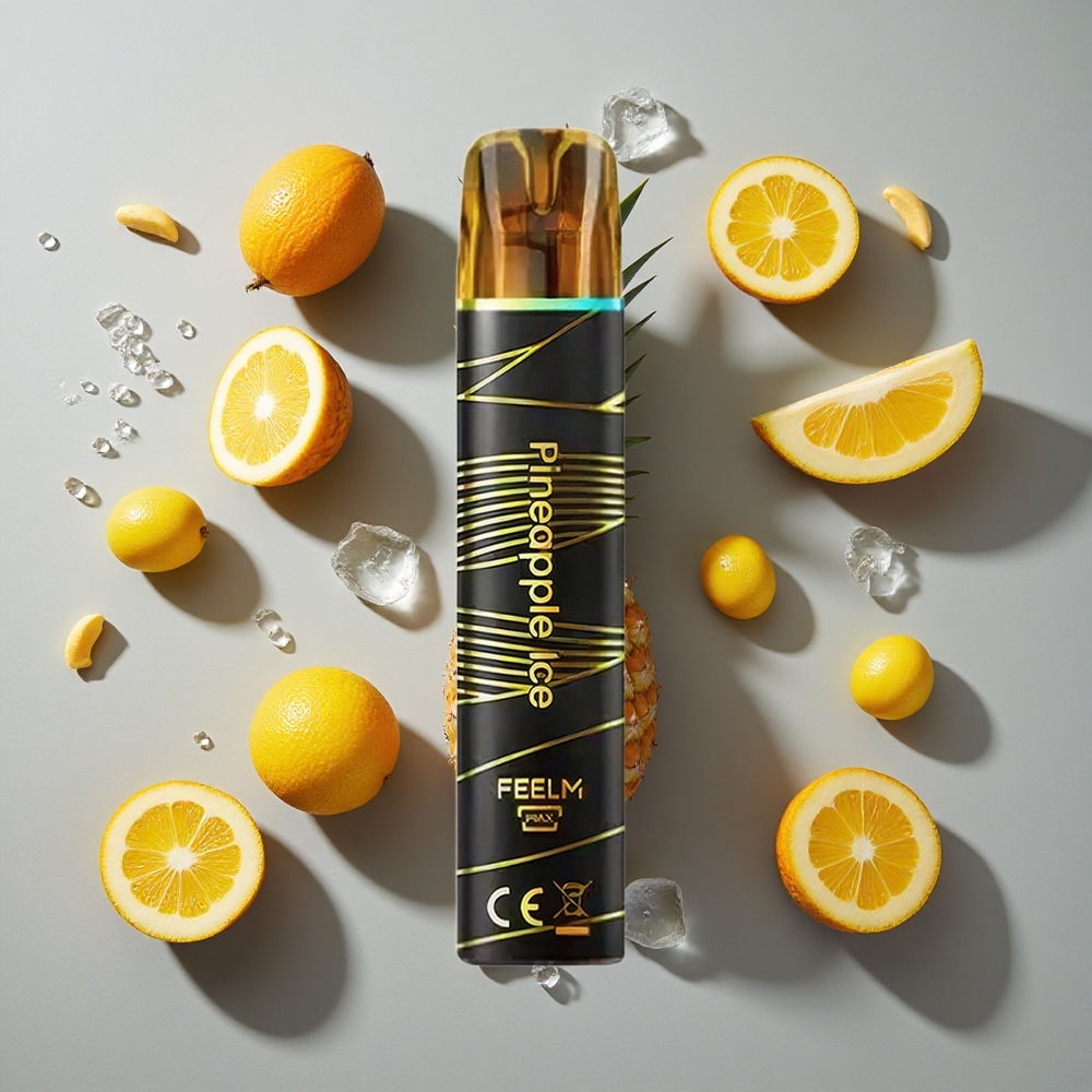 Piña Hielo JNR Black&Golden 800 Puffs Sin Carga Capacidad de Batería 550mAh