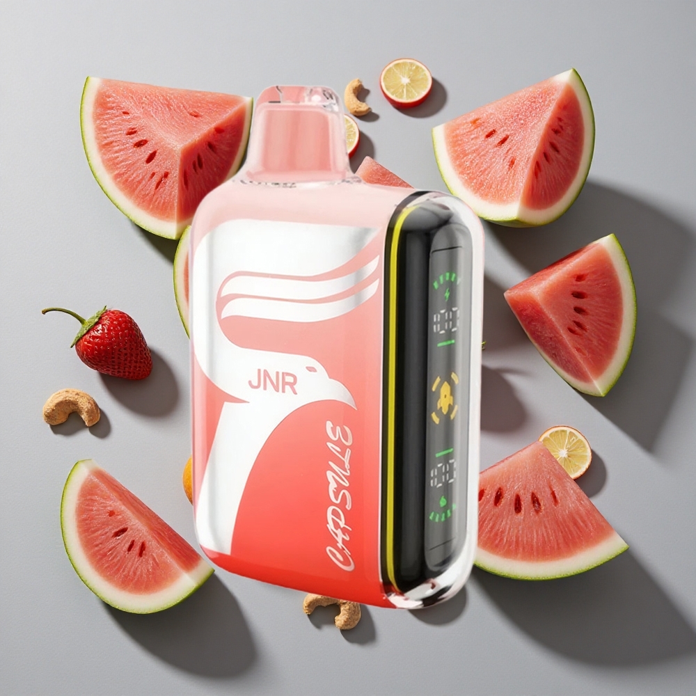 Sandía Brazz Hielo JNR Capsule 15000 Puffs 20ml Pantalla Inteligente LED
