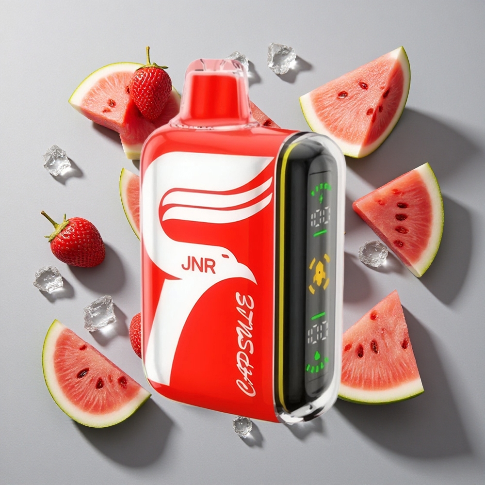 Sandía Hielo JNR Capsule 15000 Puffs con 20ml de capacidad de líquido y 850mAh de batería.
